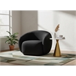 Meridian Furniture Emery Black Velvet Chair
