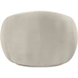 Meridian Furniture Emery Cream Velvet Chair