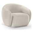 Meridian Furniture Emery Cream Velvet Chair