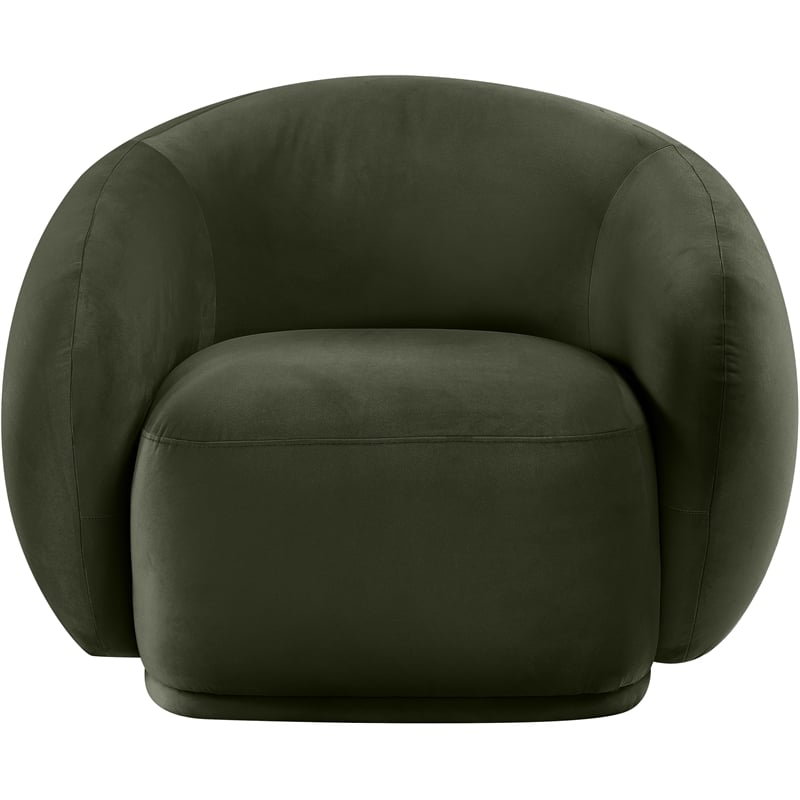 Meridian Furniture Emery Green Velvet Chair