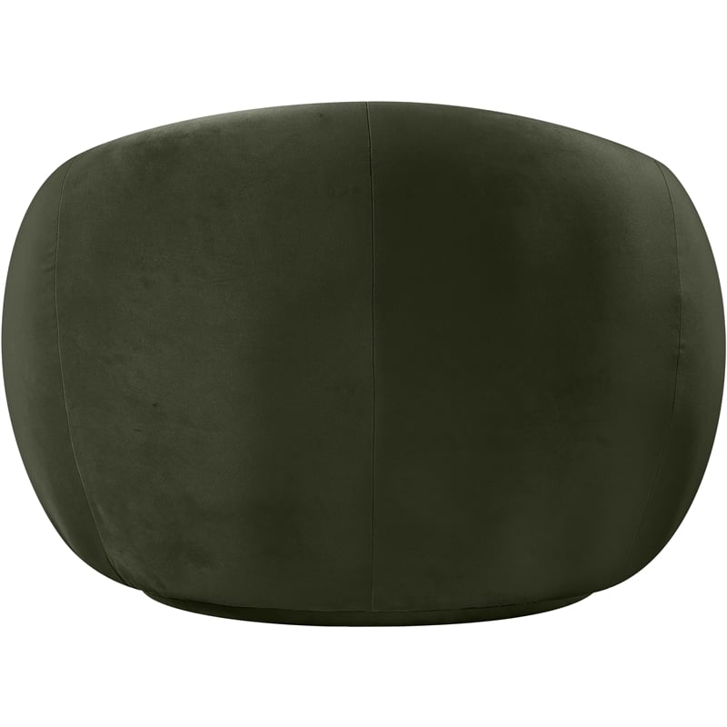 Meridian Furniture Emery Green Velvet Chair