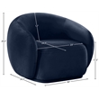 Meridian Furniture Emery Navy Velvet Chair