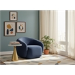 Meridian Furniture Emery Navy Velvet Chair