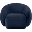 Meridian Furniture Emery Navy Velvet Chair