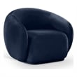 Meridian Furniture Emery Navy Velvet Chair