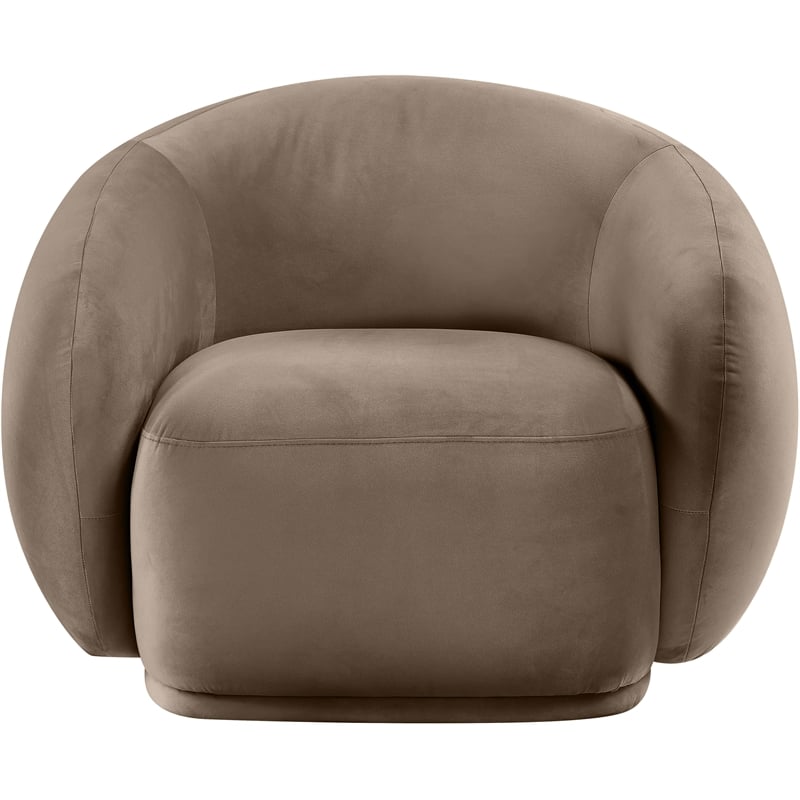 Meridian Furniture Emery Taupe Velvet Chair