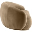 Meridian Furniture Emery Beige Velvet Loveseat