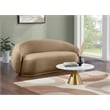 Meridian Furniture Emery Beige Velvet Loveseat