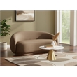 Meridian Furniture Emery Brown Velvet Loveseat