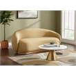 Meridian Furniture Emery Camel Velvet Loveseat