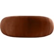Meridian Furniture Emery Cognac Velvet Loveseat