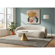 Meridian Furniture Emery Cream Velvet Loveseat