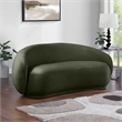 Meridian Furniture Emery Green Velvet Loveseat