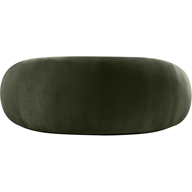 Meridian Furniture Emery Green Velvet Loveseat
