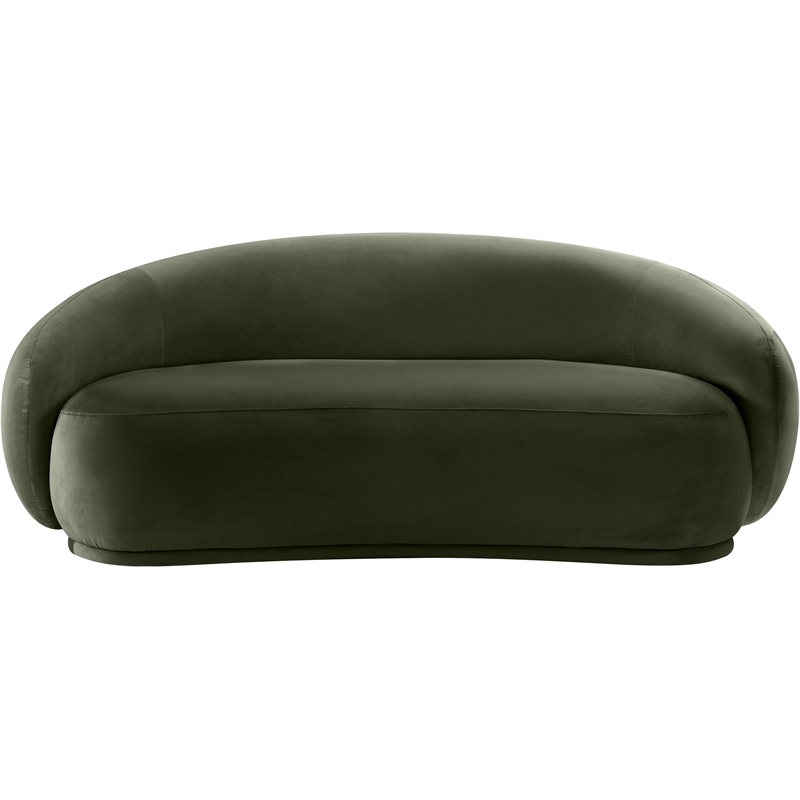 Meridian Furniture Emery Green Velvet Loveseat