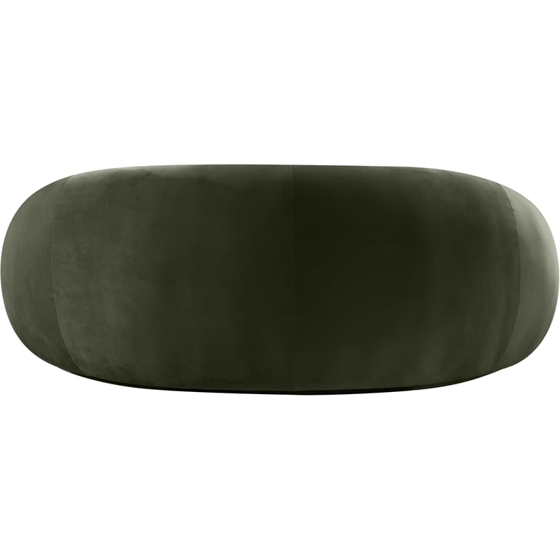 Meridian Furniture Emery Green Velvet Loveseat