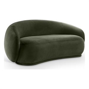 Meridian Furniture Emery Green Velvet Loveseat