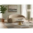 Meridian Furniture Emery Taupe Velvet Loveseat