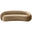 Meridian Furniture Emery Beige Velvet Sofa
