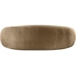 Meridian Furniture Emery Beige Velvet Sofa