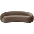Meridian Furniture Emery Brown Velvet Sofa