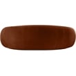 Meridian Furniture Emery Cognac Velvet Sofa