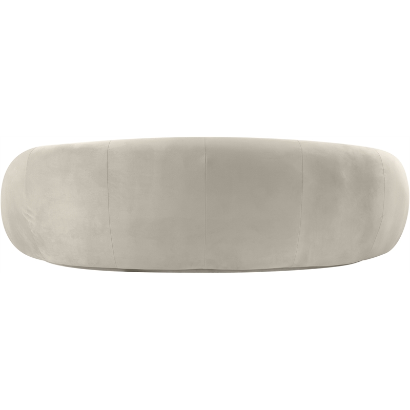 Meridian Furniture Emery Cream Velvet Sofa