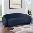 Meridian Furniture Emery Navy Velvet Sofa