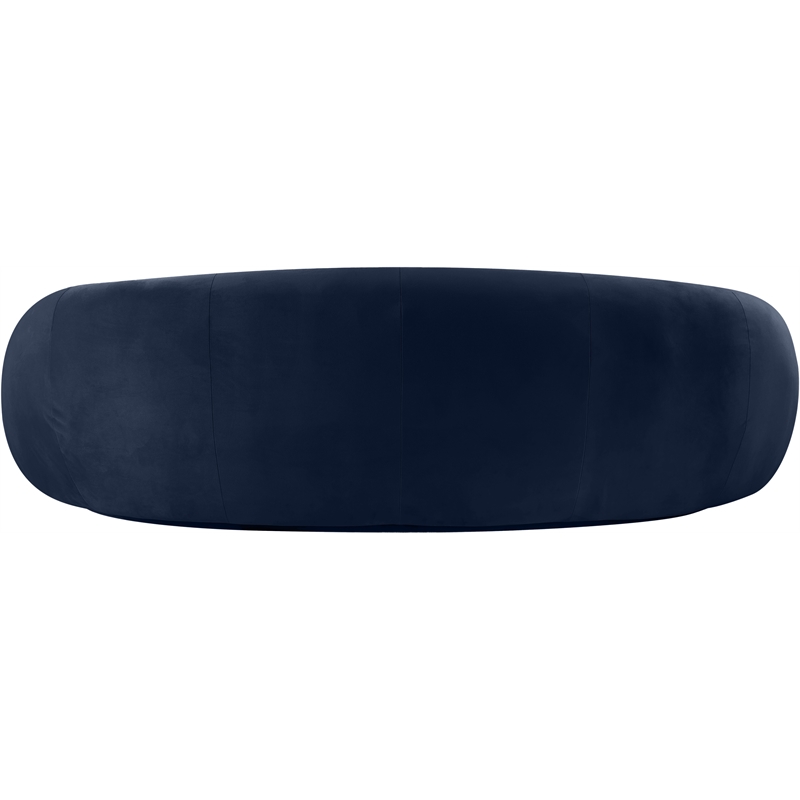 Meridian Furniture Emery Navy Velvet Sofa