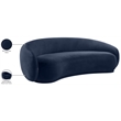 Meridian Furniture Emery Navy Velvet Sofa