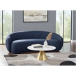 Meridian Furniture Emery Navy Velvet Sofa
