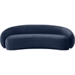 Meridian Furniture Emery Navy Velvet Sofa