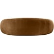 Meridian Furniture Emery Saddle Velvet Sofa