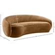 Meridian Furniture Emery Saddle Velvet Sofa