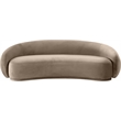 Meridian Furniture Emery Taupe Velvet Sofa