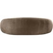 Meridian Furniture Emery Taupe Velvet Sofa
