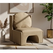 Meridian Furniture Sigma Beige Velvet Accent Chair