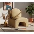 Meridian Furniture Sigma Camel Velvet Accent Chair