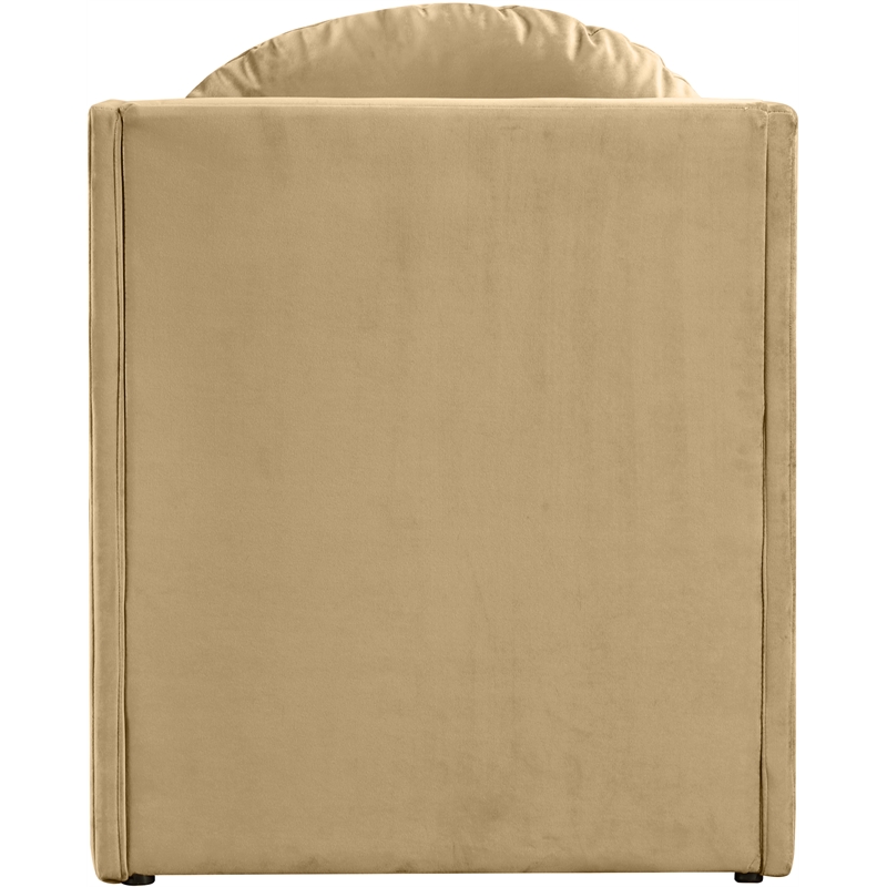 Meridian Furniture Sigma Camel Velvet Accent Chair