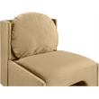 Meridian Furniture Sigma Camel Velvet Accent Chair