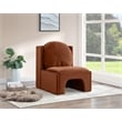 Meridian Furniture Sigma Cognac Velvet Accent Chair