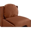 Meridian Furniture Sigma Cognac Velvet Accent Chair