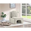 Meridian Furniture Sigma Cream Velvet Accent Chair