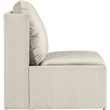 Meridian Furniture Sigma Cream Velvet Accent Chair