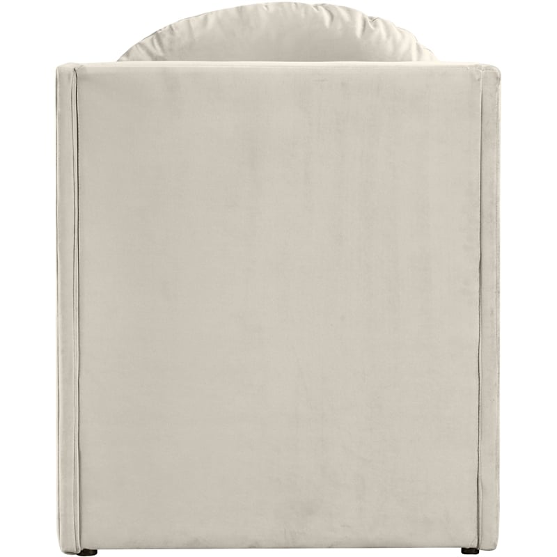 Meridian Furniture Sigma Cream Velvet Accent Chair