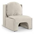 Meridian Furniture Sigma Cream Velvet Accent Chair