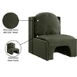 Meridian Furniture Sigma Green Velvet Accent Chair