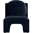Meridian Furniture Sigma Navy Velvet Accent Chair