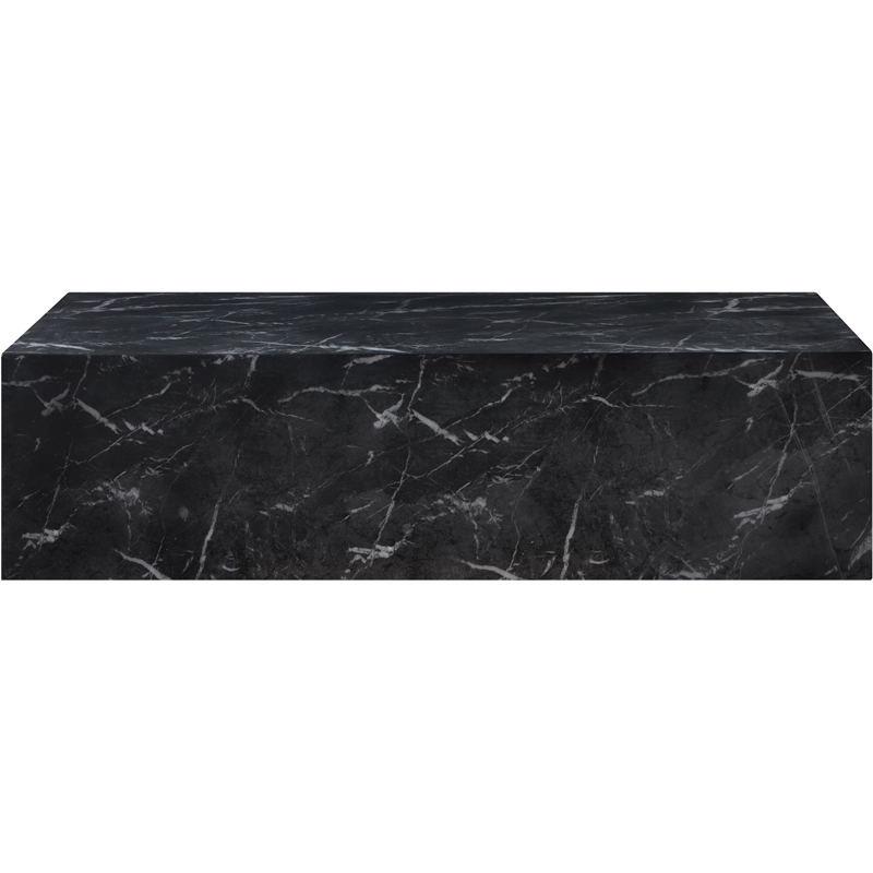 Meridian Furniture Piazza Black Concrete Indoor/Outdoor Coffee Table