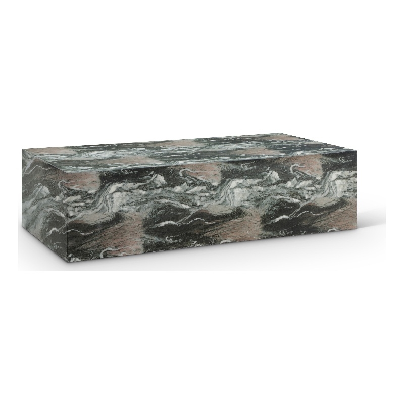 Meridian Furniture Piazza Green Concrete Indoor/Outdoor Coffee Table